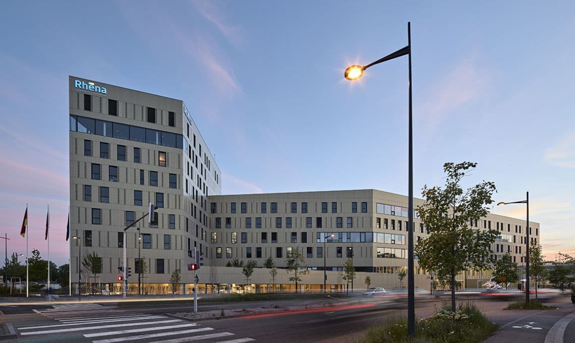Bâtiment de la Clinique Rhéna à Strasbourg